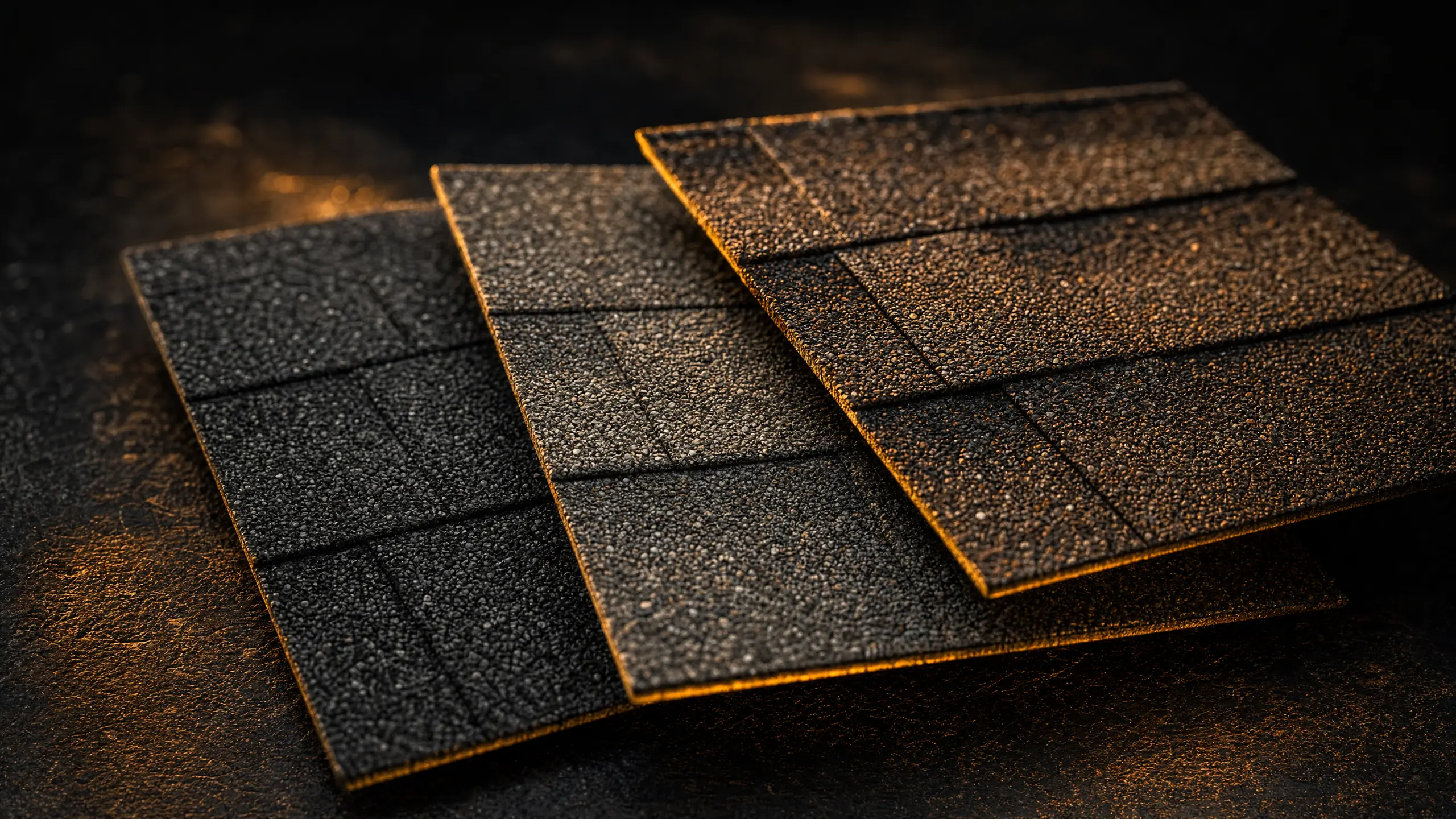 Premium GAF architect-grade shingle materials staged for installation